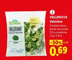 Lidl VALLERICCA Valeriana offerta