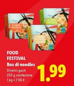 Lidl FOOD FESTIVAL Box di noodles offerta