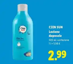 Lidl CIEN SUN Lozione doposole offerta