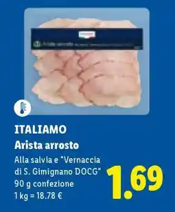 Lidl Italiano Arista arrosto offerta