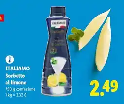 Lidl ITALIAMO Sorbetto al limone offerta