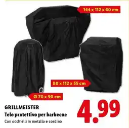 Lidl GRILLMEISTER Telo protettivo per barbecue offerta