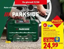Lidl PARKSIDE Compressore portatile offerta