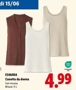 Lidl ESMARA Canotta da donna offerta