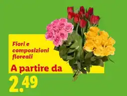 Lidl Fiori e composizioni floreali offerta