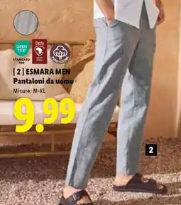 Lidl esmara MEN Pantaloni da uomo offerta