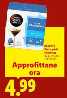 Lidl NESCAFE Dolce gusto Shakerato offerta