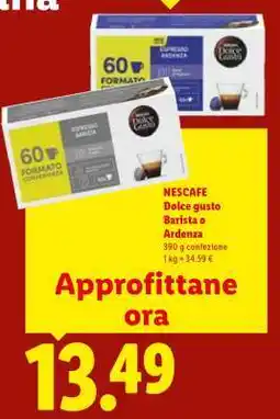 Lidl NESCAFE Dolce gusto Barista o Ardenza offerta