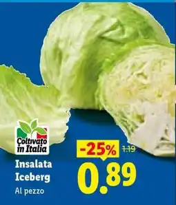 Lidl INSALATA ICEBERG offerta