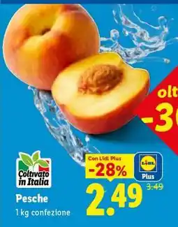 Lidl PESCHE offerta