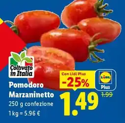 Lidl Pomodoro Marzaninetto offerta