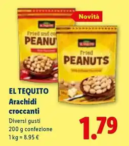 Lidl EL TEQUITO Arachidi croccanti offerta