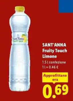 Lidl SANT'ANNA FRUITY TOUCH LIMONE offerta