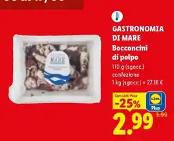 Lidl Gastronomia di Mare Bocconcini di polpo offerta