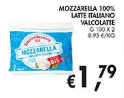 èccoMI Mozzarella 100% latte italiano VALCOLATTE offerta