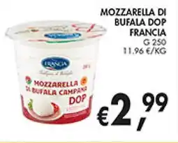 èccoMI Mozzarella di bufala dop FRANCIA offerta