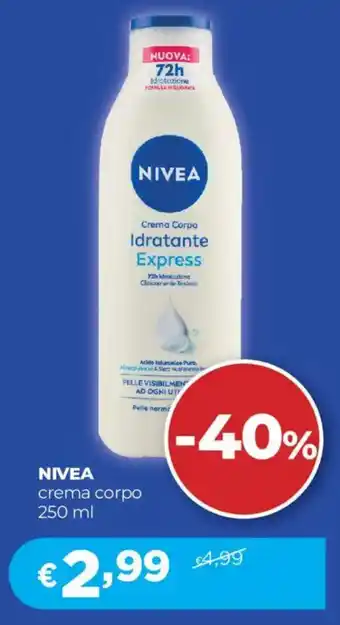 NIVEA crema corpo