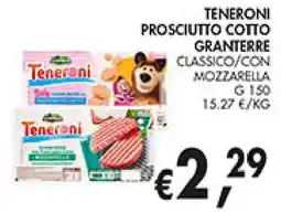èccoMI Teneroni prosciutto cotto GRANTERRE offerta