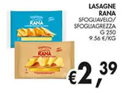 èccoMI Lasagne rana sfogliavelo/ sfogliagrezza offerta