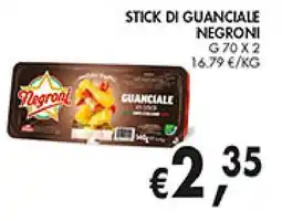 èccoMI Stick di guanciale NEGRONI offerta