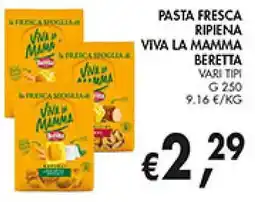 èccoMI Pasta fresca ripiena viva la mamma BERETTA offerta