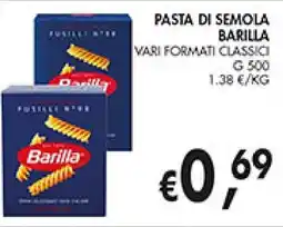èccoMI Pasta di semola BARILLA offerta
