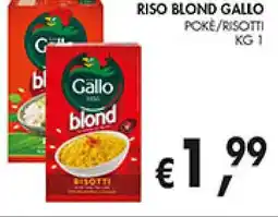 èccoMI Riso blond gallo poke/risotti offerta