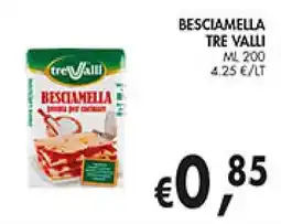 èccoMI Besciamella TRE VALLI offerta