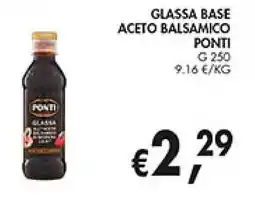 èccoMI Glassa base aceto balsamico PONTI offerta