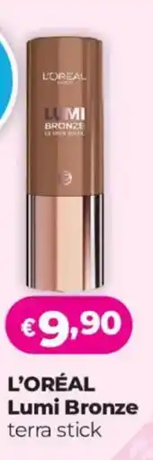Acqua & Sapone L'ORÉAL Lumi Bronze terra stick offerta