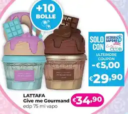 Acqua & Sapone LATTAFA Give me Gourmand edp vapo offerta