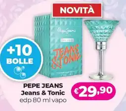 Acqua & Sapone PEPE JEANS Jeans & Tonic edp vapo offerta