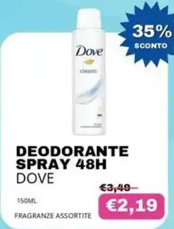 KOKO Emporio Deodorante spray 48h DOVE offerta