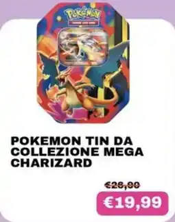 KOKO Emporio Pokemon tin da collezione mega charizard offerta