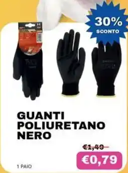 KOKO Emporio Guanti poliuretano nero offerta