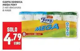 Pam Carta igienica MEGA FOXY offerta