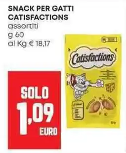 Pam Snack per gatti CATISFACTIONS offerta