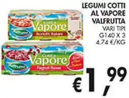 èccoMI Legumi cotti al vapore VALFRUTTA offerta