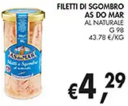 èccoMI Filetti di sgombro AS DO MAR offerta
