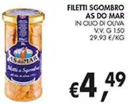 èccoMI Filetti sgombro AS DO MAR offerta