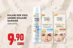Pam Solari per viso ambre solaire GARNIER offerta