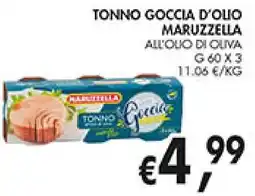 èccoMI Tonno goccia d'olio MARUZZELLA offerta