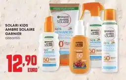 Pam Solari kids ambre solaire GARNIER offerta