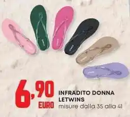 Pam Infradito donna letwins offerta