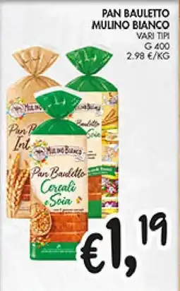 èccoMI Pan bauletto MULINO BIANCO offerta