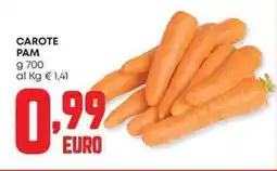 Pam Carote PAM offerta