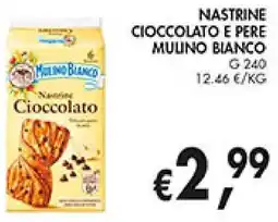 èccoMI Nastrine cioccolato e pere MULINO BIANCO offerta