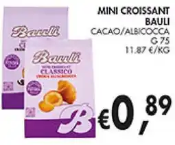 èccoMI Mini croissant BAULI offerta