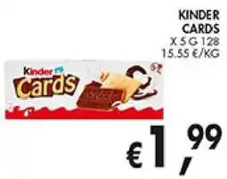 èccoMI Kinder cards offerta