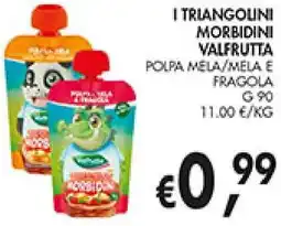 èccoMI I triangolini morbidini VALFRUTTA offerta